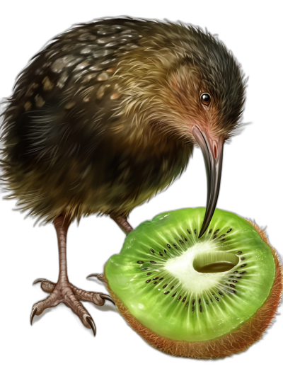 kiwi bird with kiwifruit in its beak, vector art illustration, high detail, black background, hyper realistic, digital painting, concept art, art by [Greg Rutkowski](https://goo.gl/search?artist%20Greg%20Rutkowski) and [Luis Royo](https://goo.gl/search?artist%20Luis%20Royo) and [John Howe](https://goo.gl/search?artist%20John%20Howe)